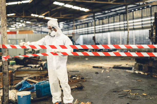 Professional Odor Removal technician working in Bear Creek, WI